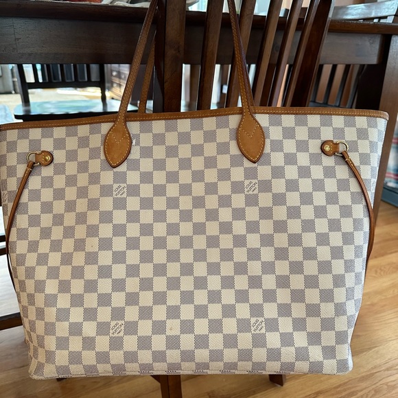 Louis Vuitton Neverfull GM in AZUR/WITH wristlet! Sold Out!!! - Picture 6 of 7